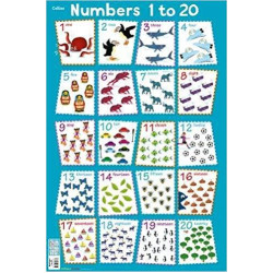 NUMBERS 1 - 20 (COLLINS CHILDREN’S POSTER)
