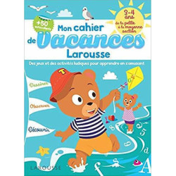 CAHIER DE JEUX DE VACANCES LAROUSSE 2-3 ANS