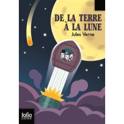 FOLIO JUNIOR : DE LA TERRE A LA LUNE POCHE