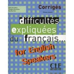 DIFFICULTES EXPLIQUEES DU FRANCAIS FOR ENGLISH SPEAKERS CORRIGES