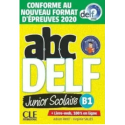 ABC DELF JUNIOR SCOLAIRE B1 (LIVRE + DVD + LIVRE WEB) 2021 NOUVELLE EDITION
