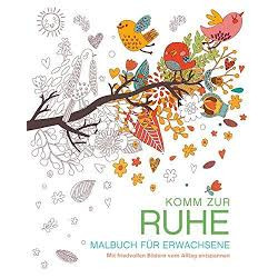 MALBUCH FÜR ERWACHSENE: KOMM ZUR RUHE: MIT FRIEDVOLLEN BILDERN VOM ALLTAG ENTSPANNEN  TASCHENBUCH