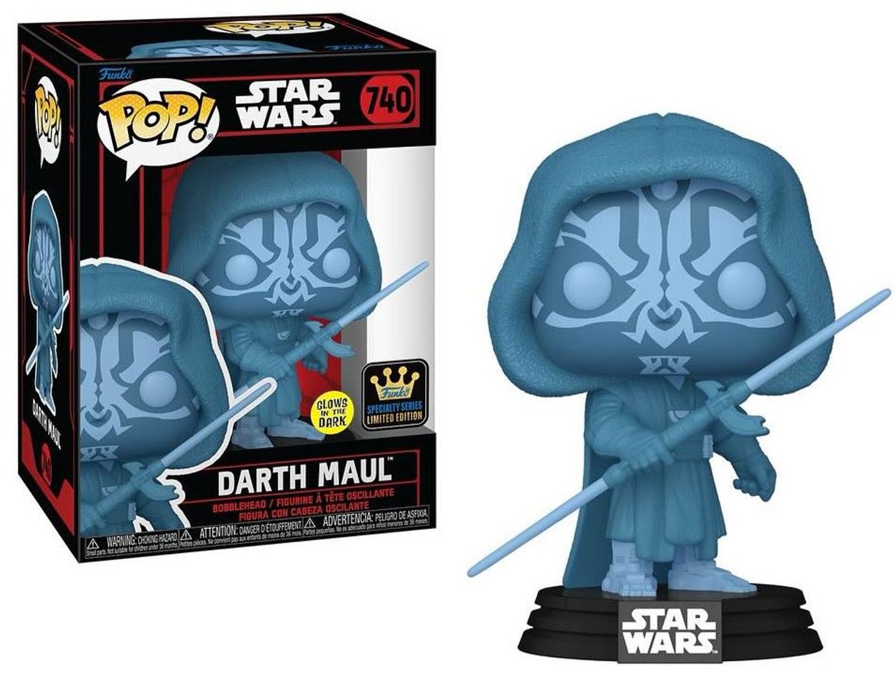 FUNKO POP! DISNEY STAR WARS: DARK SIDE - DARTH MAUL (HOLO) (GLOWS IN THE DARK) (SPECIALTY SERIES EXC